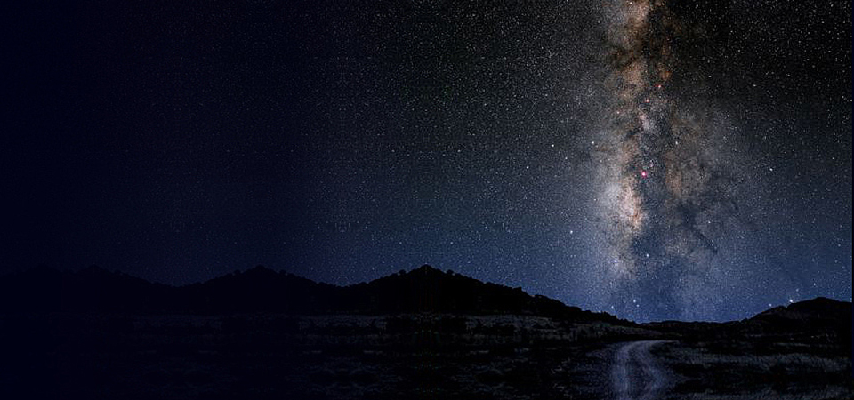 Milky Way in the sky