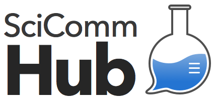 SciComm Hub: Wordmark + Logo