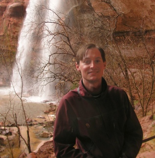 Marshall at Emerald Falls, Zion National Park